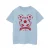 Disney Jongens Mickey Voetbalhoofd T-Shirt (Babyblauw)