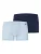 Hanro Boxershorts ‘ Cotton Essentials ‘  lichtblauw / donkerblauw