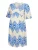MAMALICIOUS Jurk ‘MLZenisa’  blauw / wit
