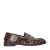 Tango Anica 3-a leren loafers met dierenprint – bruin