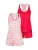 PJ Salvage Pyjama  groen / robijnrood / wit