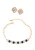 faina Sieraden set  goud / zwart / wit