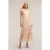 Motivi Long Lace Dress With Slip Powder Pink
