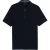 Ted Baker Elgrave Regular Getextureerde Polo Met Halve Rits In Marineblauw