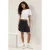 TRENDYOLMİLLA Dames Grijs Effen Kort / Mini Asymmetrisch Skater Rokken