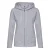 Fruit of the Loom Dames/Dames Premium Heather Hooded Jacket met rits Lady Fit (Heide Grijs)