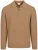 Profuomo Longsleeve Poloshirt Boiled Wool Camel