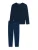 SCHIESSER Pyjama lang ‘Uncover’  blauw / nachtblauw