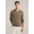 We Fashion Halfway Zipper Light Brown