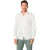 John Miller overhemd wit effen Tailored Fit 100% linnen