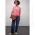 Street One Dames Gestreept vest in Pink