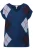 Ulla Popken Shirt  marine / lichtgrijs / zwart