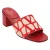 Valentino Vlogo Hak Slides Rood