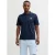 JACK & JONES regular polo donkerblauw