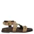Inuovo suède sandalen met sierstenen en studs beige