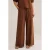 WE Fashion wide leg broek – bruin