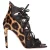 Aquazzura French Lover Sandalen met Luipaardprint in Bruin Ponyhaar