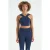 Dames Cropped Mouwloos V-hals Sporttop