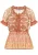 usha FESTIVAL Blouse  crème / geel / olijfgroen / donkeroranje