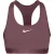 NIKE Sport bh ‘SWOOSH’  donkerrood