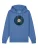 Watapparel Sweatshirt ‘ Broken Vinyl ‘  blauw / geel