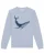 Watapparel Sweatshirt ‘Wal’  blauw / lichtblauw