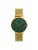 Luxenter Analoog horloge ‘Lici’  donkergroen