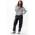Catwalk Junkie dames O-hals longsleeve shirt relaxed fit stripes zwart & wit