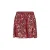Jubel pailleten rok Moon Flowers roze/donkerroze