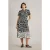 White Stuff Rua Jersey Shirt Dress Black Print