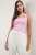 TRENDYOLMİLLA Dames Roze Effen Mouwloos Getailleerd Blouses