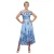 Asymmetrische kantjurk vrouw Goddiva Bardot Sequin