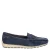 comfort suède mocassins blauw