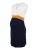 Bebefield Jurk ‘Giulia’  donkerblauw / geel / wit