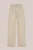 WE Fashion – Dames barrel fit broek met ceintuur – Regular fit – Beige – Katoen –