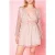 American Vintage Loose Long-sleeve Printed Wrap Mini Dress Elise