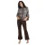 Dames lange stretchy corduroy broek Admas