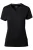 HAKRO Regular Fit Dames T-shirt zwart, Effen