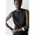 Mango top – antraciet