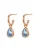 Hey Happiness Oorbellen ‘December Birthstone’  rose-goud