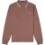 Fred Perry Maroon Long Sleeve Brick Brown Poloshirt