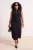 Trendyol Curve Dames Zwart Effen Maxi Mouwloos Bodycon Grote maten Jurk