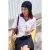 TRENDYOLMİLLA Dames Ecru Geborduurd Kort Oversized T-shirts