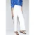 Mango regular waist wide leg jeans – wit