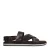 No Stress leren sandalen zwart
