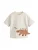 Next Shirt  crème / lichtblauw / bruin / zwart