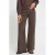 ICHI wide leg jeans – bruin