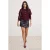 TRENDYOLMİLLA Dames Bordeaux Effen Lang Loszittend Vesten
