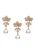 faina Sieraden set  rose-goud / wit