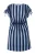 Ulla Popken Shirt  marine / zwart